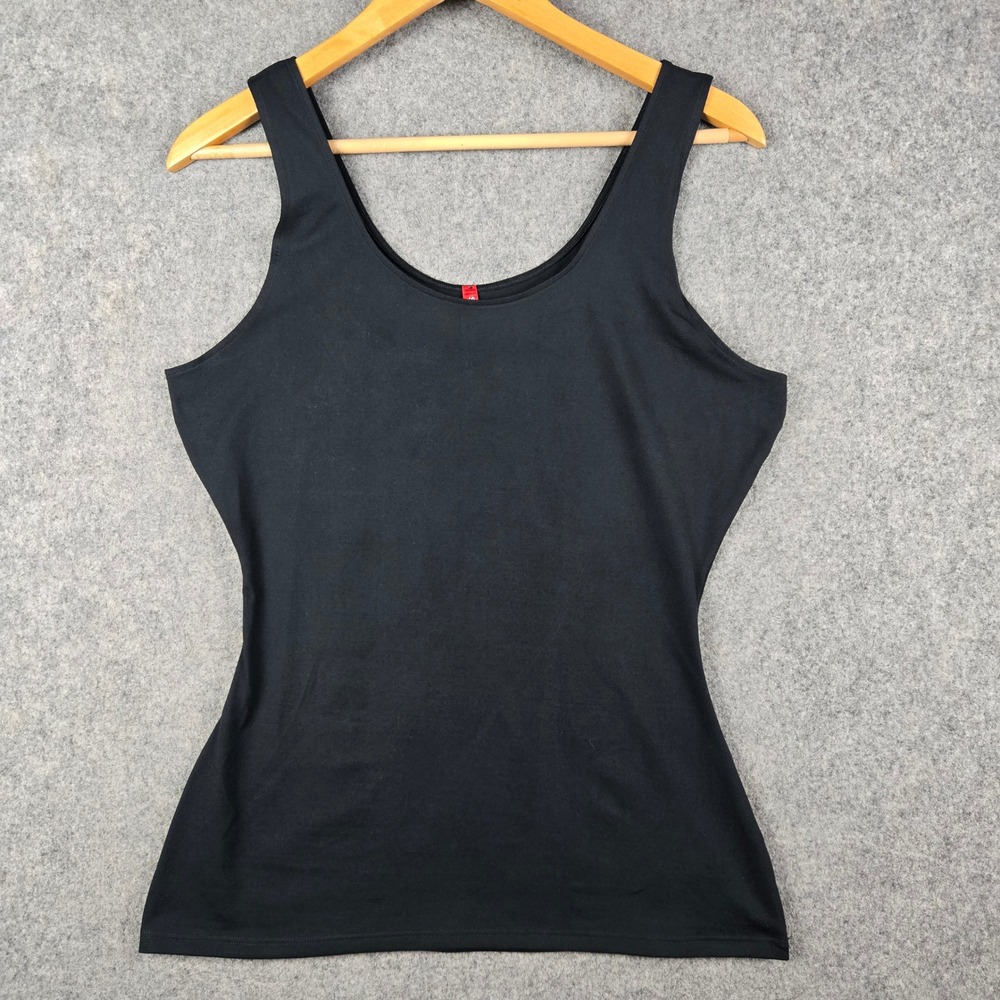 Spanx Tank Top Womens 1X Black Shapewear Compression Layering Camisole 10318R